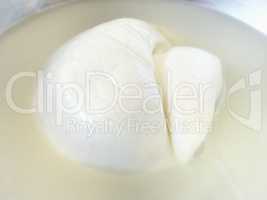 Fresh Italian buffalo mozzarella cheese