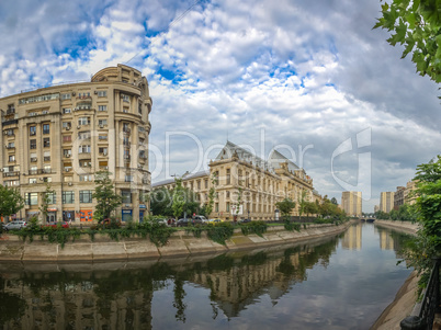 Dambovita River in Bucharest