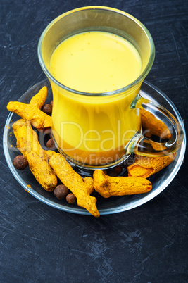 Healthy golden milk