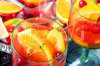 Sangria in glasses