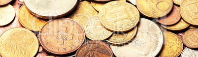 Old coins, numismatics
