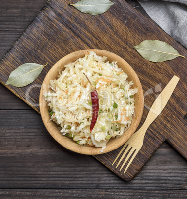 coleslaw salad in bowl