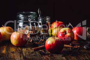 Red Apples with Spices for Grog.
