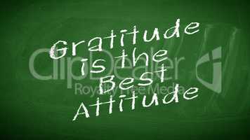 Gratitude is the Best Attitude