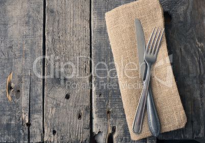 Flatware on a table