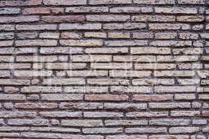 Shabby brick wall background texture.