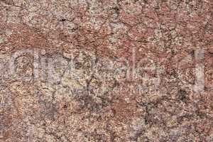 Worn red concrete wall background texture.