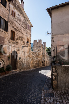 Street of an ancient town.