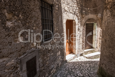 Sermoneta street detail.