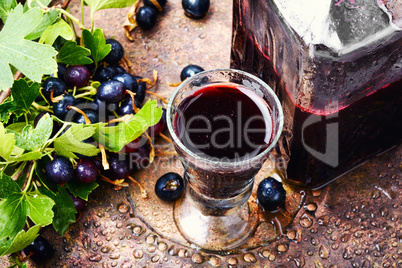 Alcohol currant drink