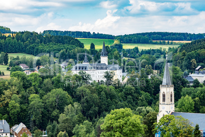 City view of Neuhausen Erzgebirge