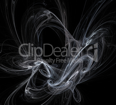 image of one Digital Fractal on Black Color image of one Digital Fractal on Black Color