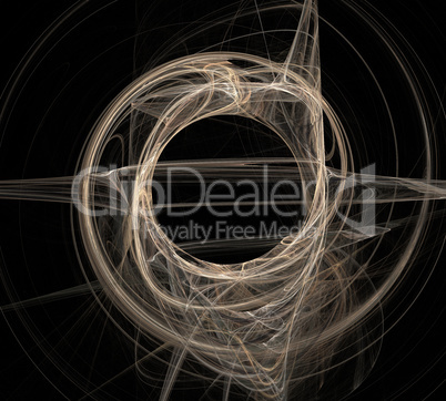 image of one Digital Fractal on Black Color image of one Digital Fractal on Black Color