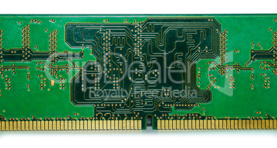 RAM board close up