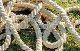 The shabby thick rope