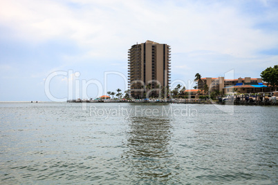 Skyline along Caxambas Island off the coast of Marco Island, Flo