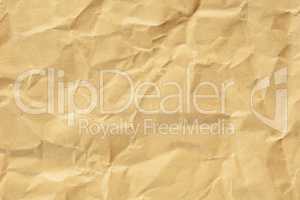 Crumpled Brown Paper Background