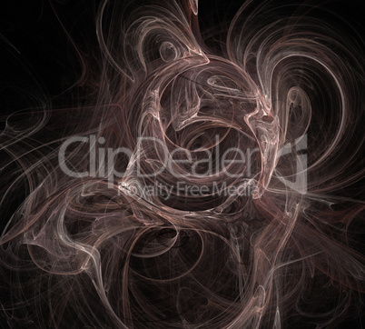 image of one Digital Fractal on Black Color image of one Digital Fractal on Black Color