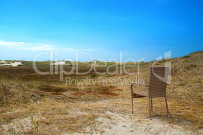 chair on the dunes