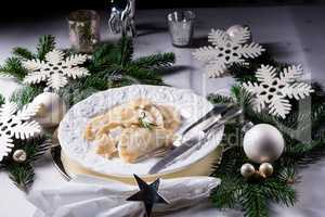 the delicious traditional stuffed polish christmas pierogies