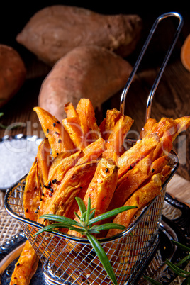 crispy sweet potato fries from the oven