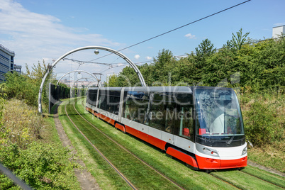 Modern tram