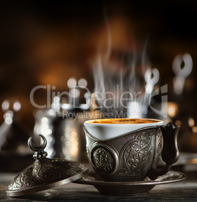 Coffee set in turkish style