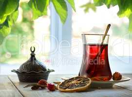 Fresh turkish tea