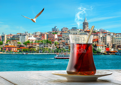 Turkish tea in Istanbul