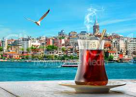 Turkish tea in Istanbul