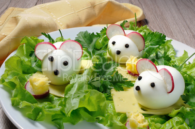 Children's egg snack