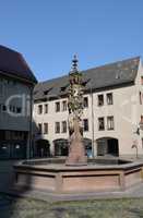 Fischbrunnen am Kornmarkt in Freiburg, Breisgau