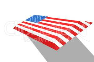 America flag in 3D