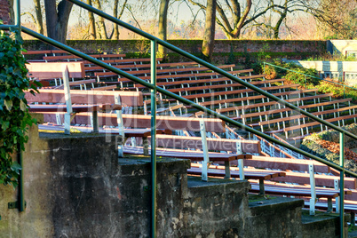 Seating Open-air stage of the city of Zons