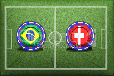 Football, World Cup 2018, Game Group E, Brazil - Switzerland
