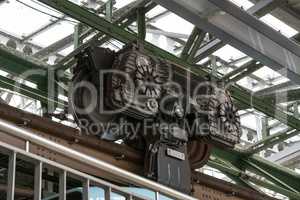 Motor suspension railway