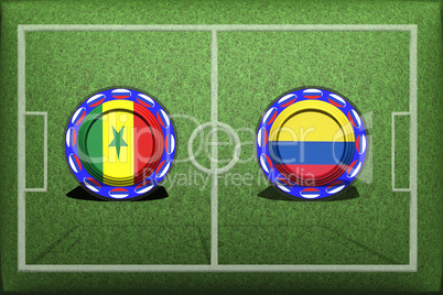 Football, World Cup 2018, Game Group H, Senegal - Colombia