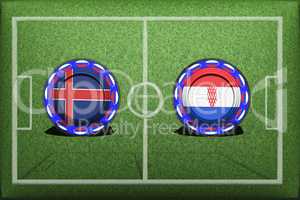 Football, World Cup 2018, Game Group D, Iceland - Croatia