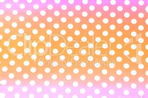 Gradient color polka dot background