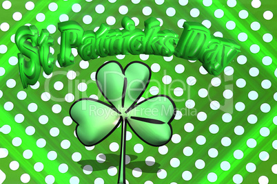 St. Patrick's Day congratulation card
