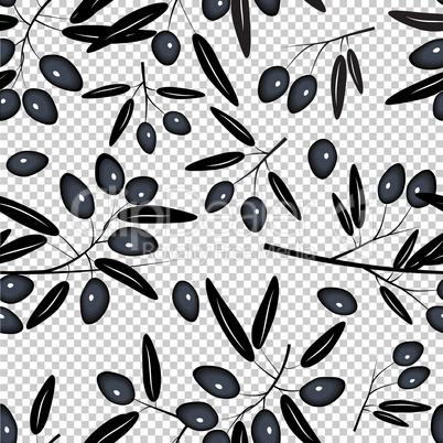 Olive Seamless Pattern