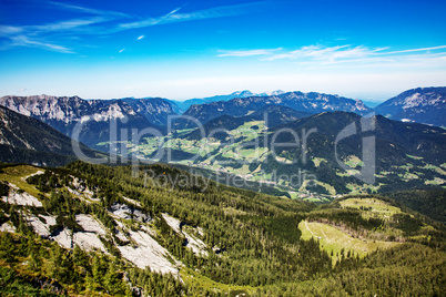 Watzmann massif in the Bavarian Alps near Berchtesgaden