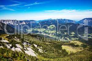 Watzmann massif in the Bavarian Alps near Berchtesgaden