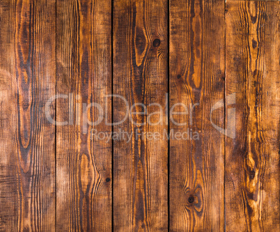 Old wooden panels with cracks and scratches