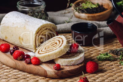 Apricot Paste Filled Roll