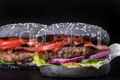 schwarzer Hamburger