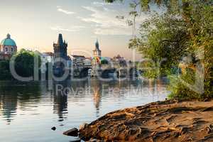 Prague at sunrise