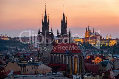 Ancient cathedrals of Prague