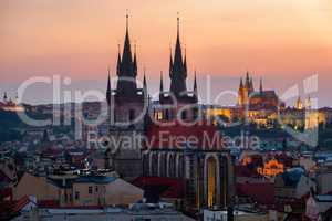 Ancient cathedrals of Prague