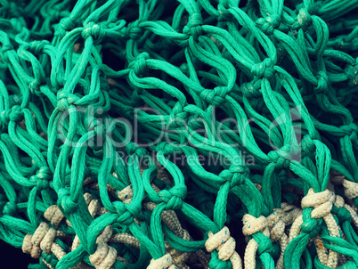 Fishing net close up